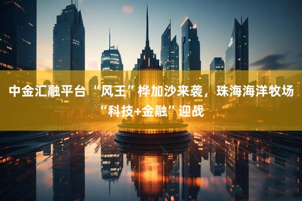 中金汇融平台 “风王”桦加沙来袭，珠海海洋牧场“科技+金融”迎战